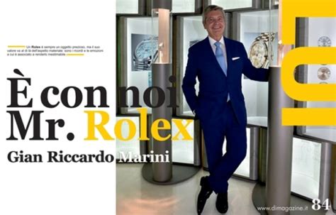 direttore marketing rolex italia|Marini, mister Rolex “È giunta l’ora di far  .